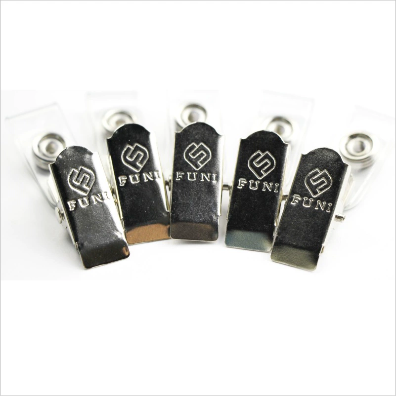 FUNI Железный патрон Пряжка нагрудная карта Рабочая карта аксессуары для удостоверений личности офисное положение картон поддерживающий Железный зажим