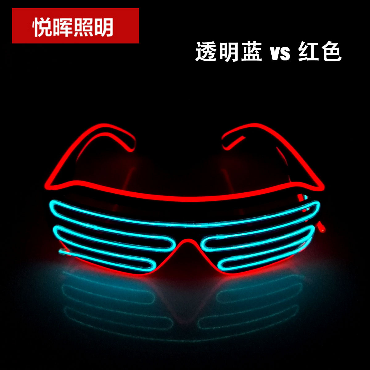 Red frame+transparent blue window