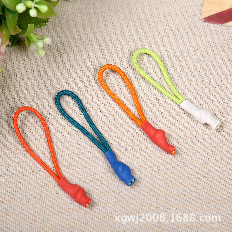 Factory Direct Sales Zipper Pullers, Heat Shrink Tubing, Pvc Sleeves, Handle Straps for Bags, Colorful Straps, Injection Molded Zipper Pulls