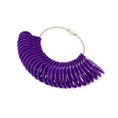 Plastic beauty code ring 0-13 European ring UK ring size ring A-Z multi-purpose ring wholesale ring