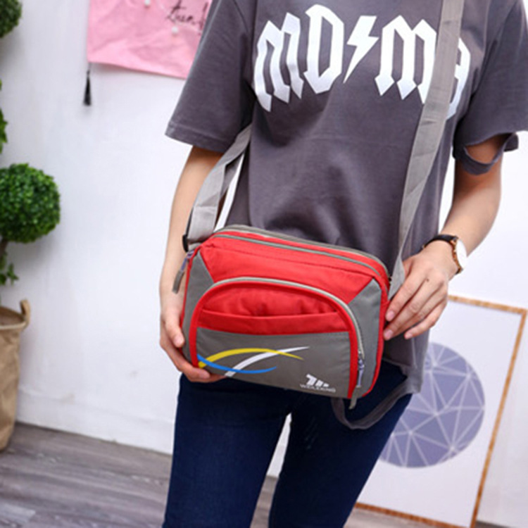 Casual Nylon Shoulder Bag, Water-Repellent, Outdoor Multi-Functional Crossbody Handbag, Mommy Bag, Wholesale Crossbody Small Square Bag