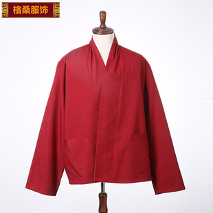 Factory Straight Hair Monk Clothes Lama Clothing Monk Clothing National Clothing Fluff Dongbo Coat