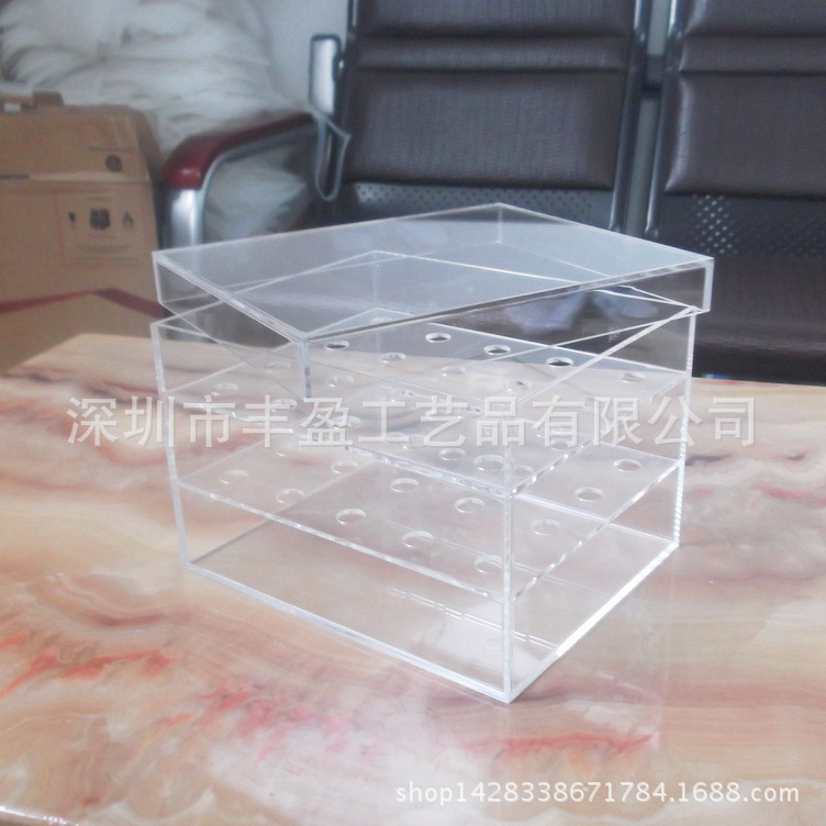 鲜花花盒 透明亚克力鲜花包装盒 正方形花盒厂家生产