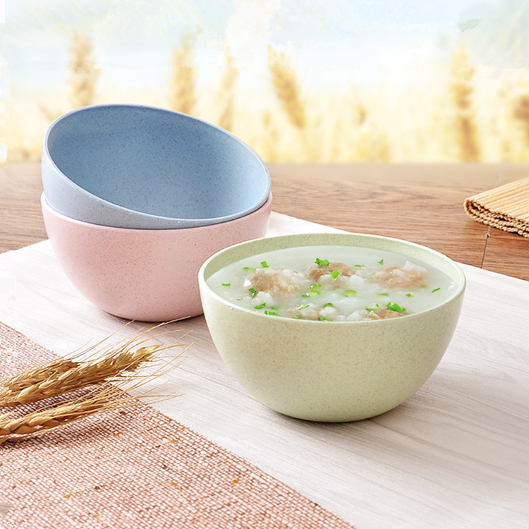 小麦秸秆泡面碗 北欧碗碟家用餐具创意吃饭小汤甜品沙拉碗搅拌碗