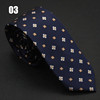 Fashionable waterproof tie for leisure, Korean style, 6cm