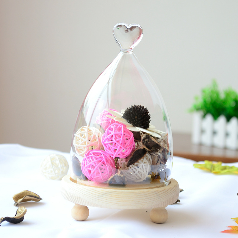 Eternal Flower Love Glass Cover Flower Blossom Glass Cake Cake Glass…