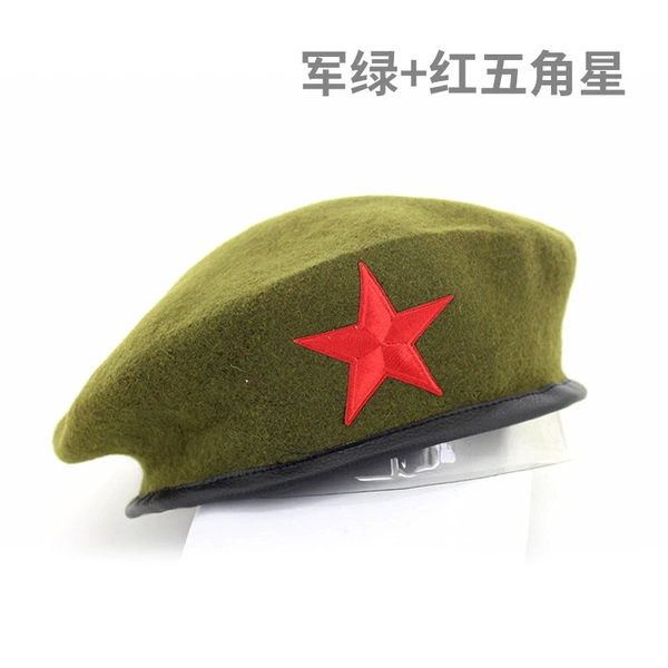 Army green+red pentagram