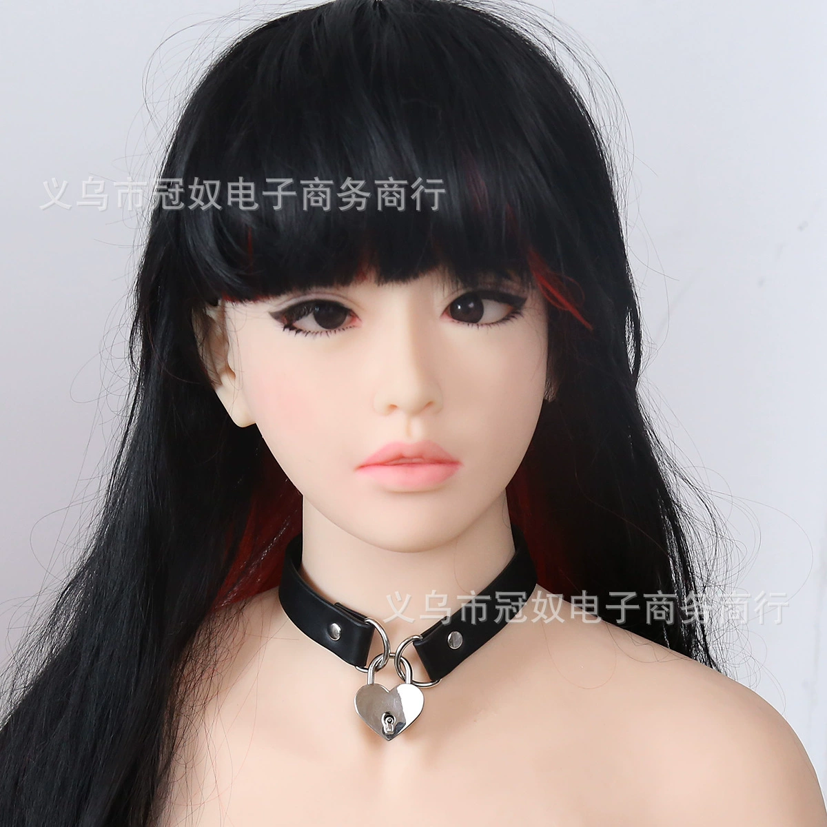 2017 Multicolor Leather Neck Collar with Heart Shape Lock Neck Collar Alternative Training Punk Accessories for Women Wholesale Tease