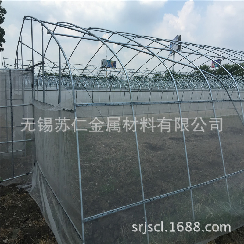 广西南宁温室钢架大棚搭建  桂林养殖种植温室大棚钢管配件齐全