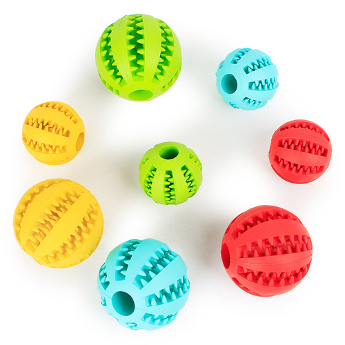Pet toy ball new chewing cross-border milky rubber dog watermelon teeth cleaning pet ball toy wholesale