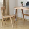 Scandinavian coffee highchair from natural wood for leisure