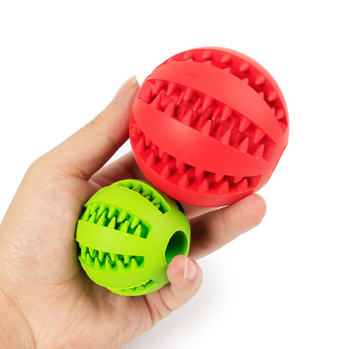 Pet toy ball new chewing cross-border milky rubber dog watermelon teeth cleaning pet ball toy wholesale