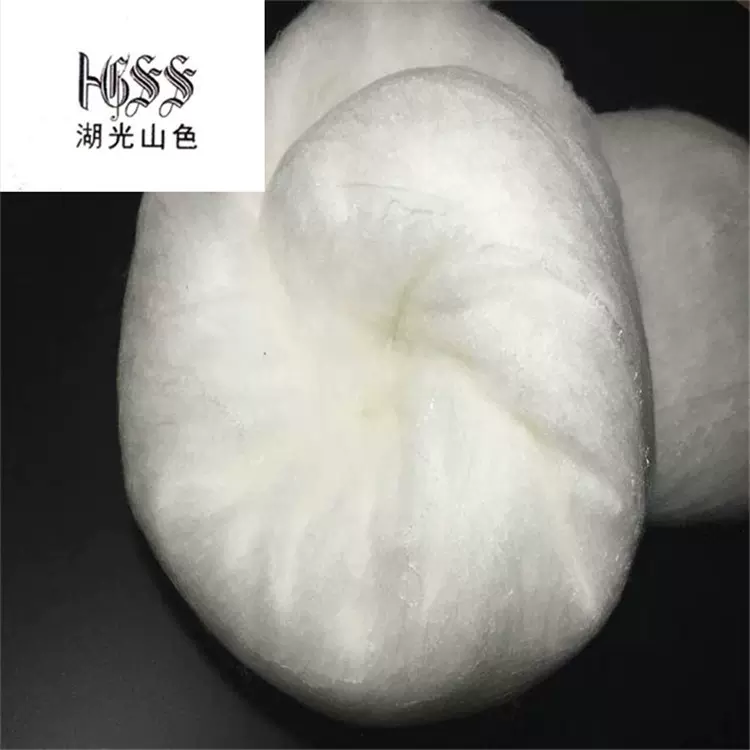 湖光山色桑蚕丝光胎裸胎空调夏凉被蚕丝被芯 手工蚕丝被 批发