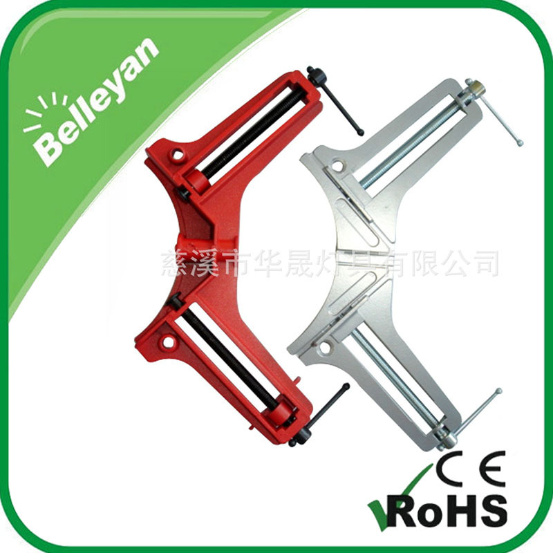 铝合金加固型直角夹 90°角木工拼板夹具 重型高端小角夹批发