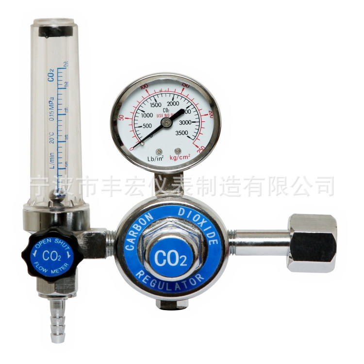 工厂批量外贸二氧化碳减压阀 日式非加热流量计CO2减压器