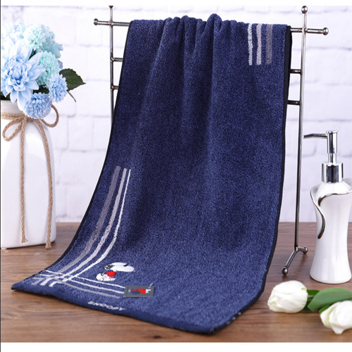 Jinhao Shi Snoopy face towel satin floating thread embroidery towel SN1019H cotton soft absorbent