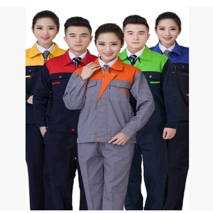 Костюм рабочей одежды с длинным рукавом Мужская и женская одежда для ремонта автомобилей Рабочая одежда Инженерная одежда Заводская одежда Верхний костюм для охраны труда Брюки