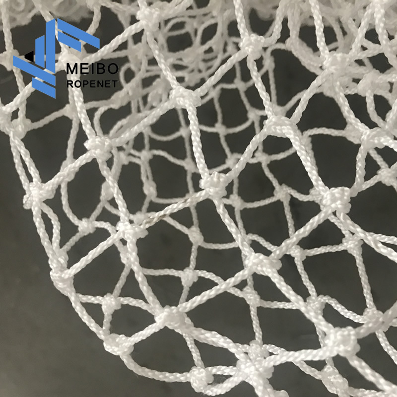 厂家生产尼龙白色安全网建筑工地白色安全网高空防坠涤纶安全网