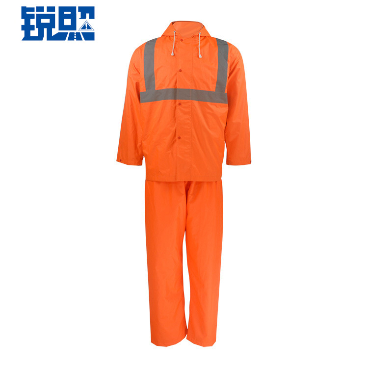 深圳厂家批发清洁环卫反光雨衣交通反光雨衣批发