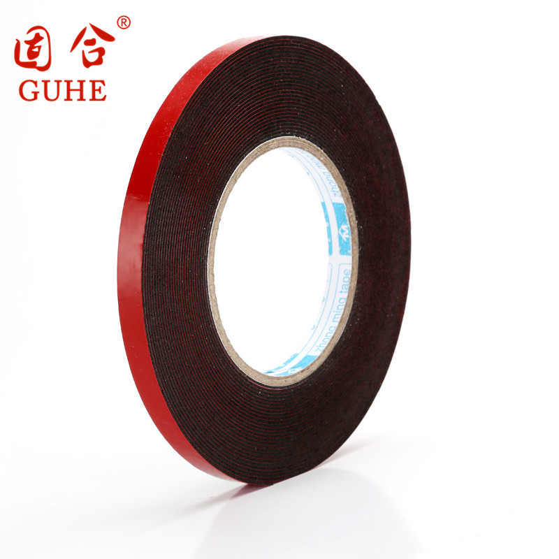 红膜黑色实用海绵双面胶10mmx10m汽车双面胶手机维修泡棉双面胶带