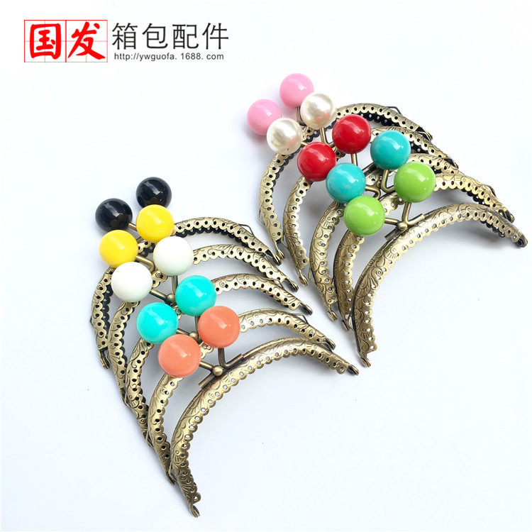 Para hacer productos: 10.5CM arco dragón-fénix flores de encaje caramelo cabeza oro 24 colores opcional 0316 - GT