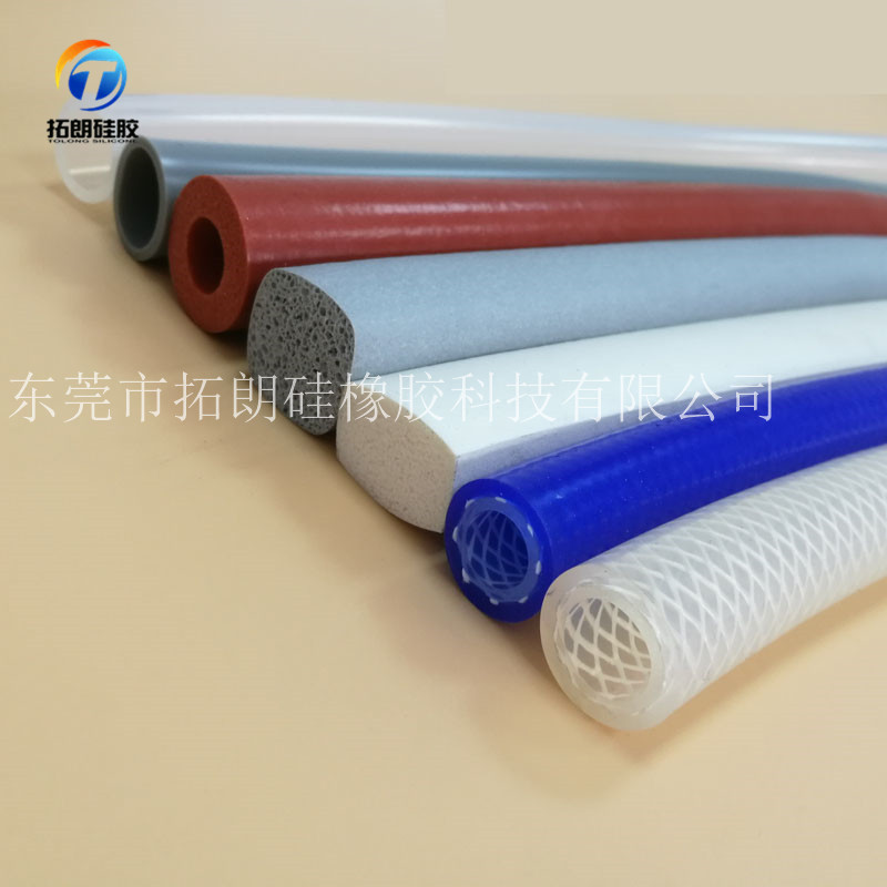 厂家直销彩色硅胶发泡管，彩色硅胶发泡条，彩色发泡硅胶条批发