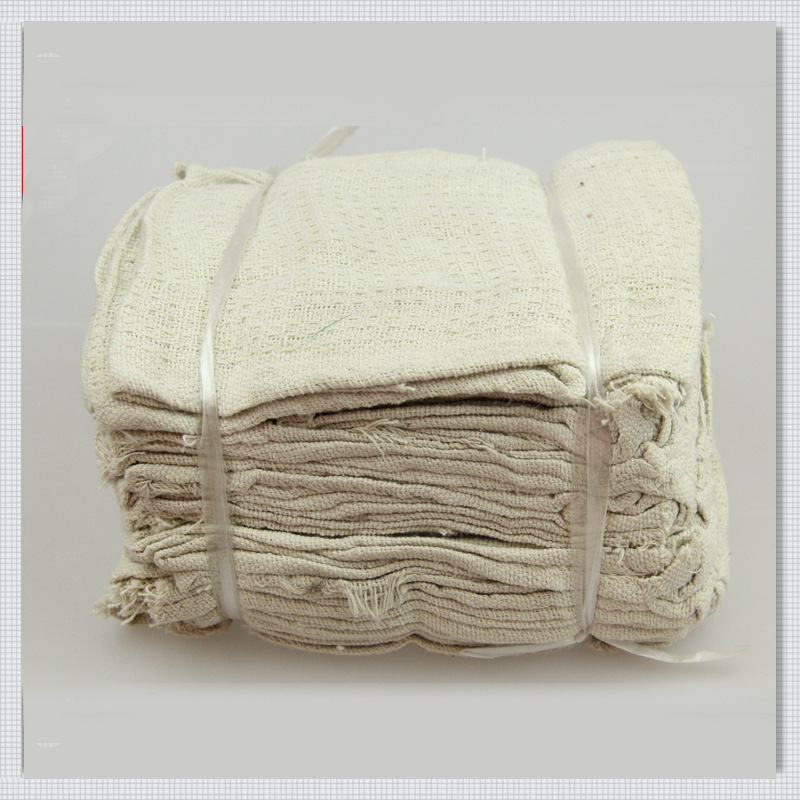 纯棉吸水小方巾经济一次性擦机布工业耐脏抹布（终端专拍）