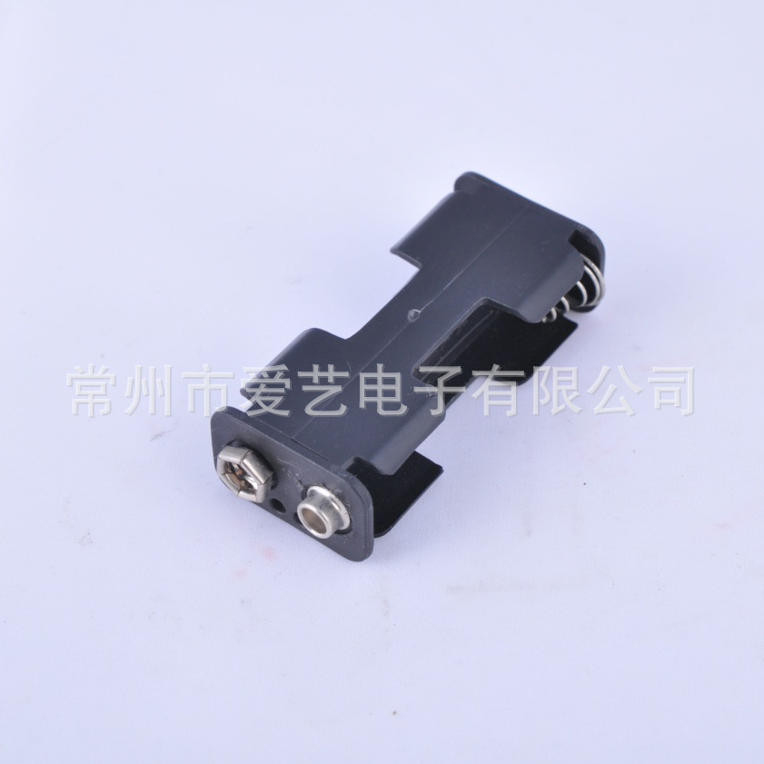 电池盒5号2节带扣加厚背叠背DC直流6V电源电子实验DIY电池座批发