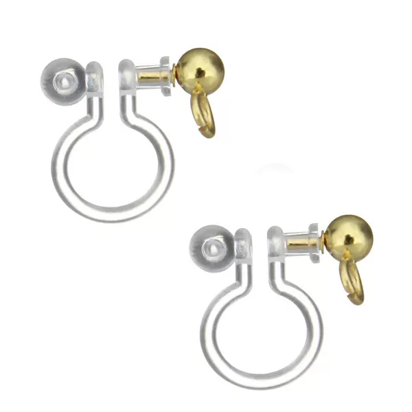 Transparent U-Clip to Change Ear Nail Transparent Ear Clip Ear Clip Non-discoloration Ear Clip 0.7 Hole No Hole Ear Clip