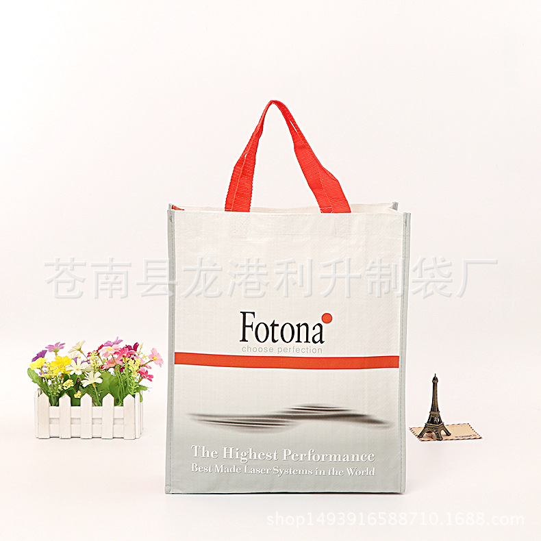 大量批发生产 折叠无纺布手提袋 彩色覆膜无纺布袋