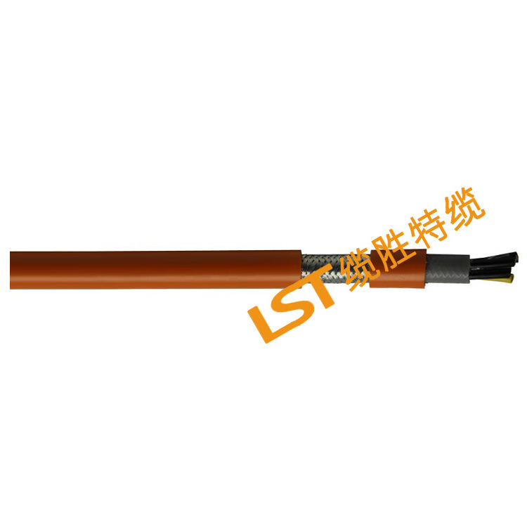 高柔性耐油耐弯曲耐低温4*1.0双护套屏蔽拖链电缆