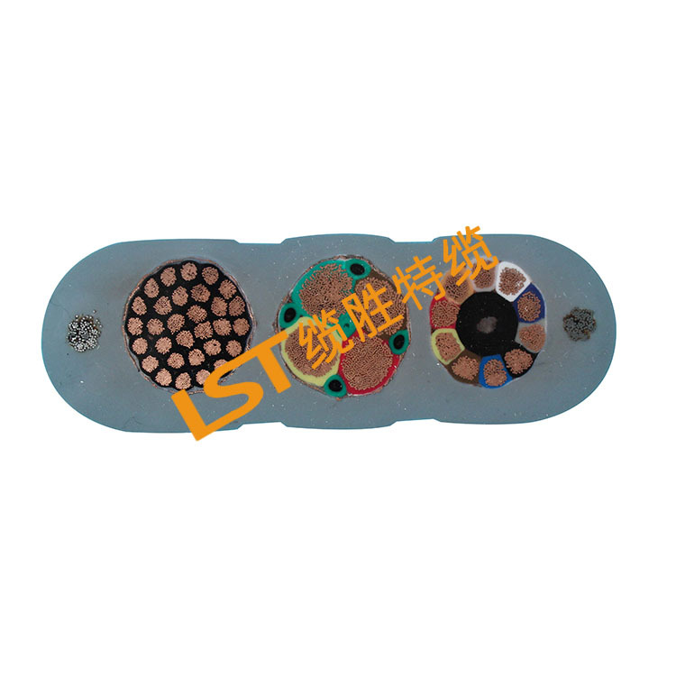 组合行车扁电缆 移动柔性耐低温电缆 行车专用电缆