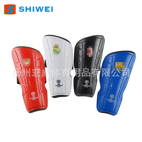 Protective Gear Manufacturer Wholesales Shiwei Colorful Shin Guards, Football Standard, Available for Wholesale, 788 Protection, One Size Fits All