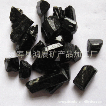 生产加工供应托玛琳原矿，托玛琳颗粒地多种规格