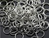 DIY jewelry material accessories double circle 4-10mm connection ring opening ring iron circle double circle bracelet ring