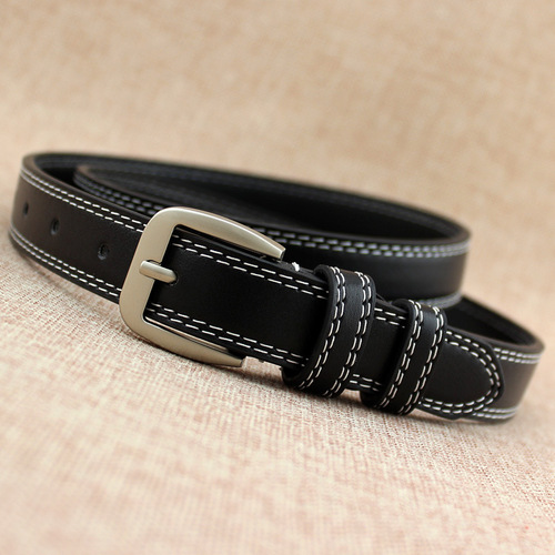 Retro Fashion Pin Buckle Decorative Thin Belt Women Korean Style Black Belt Women's Trouser Belt Versatile Multi-Color One Piece Dropshipping