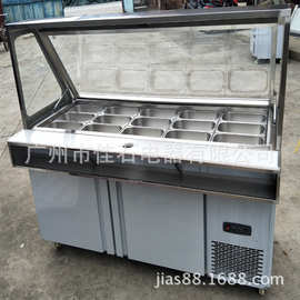 厂家供应  色拉水果冷藏展示柜 商用 沙拉冷藏柜 110V 抓码柜厂家