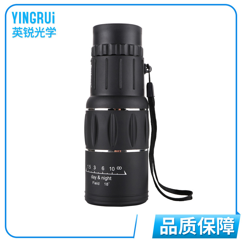 望远镜工厂16X52单筒望远镜手机望远镜带三脚架便携户外微光夜视