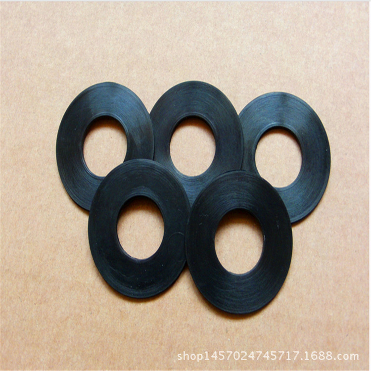 橡胶密封平垫圈圆形黑色橡胶垫圈硅胶垫圈O型防水密封垫圈厂家