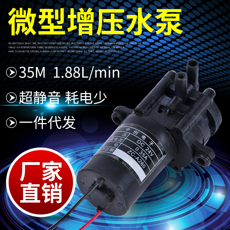 24vA260食品级咖啡机泵微型齿轮泵耐臭氧增压泵炒菜机自吸油泵