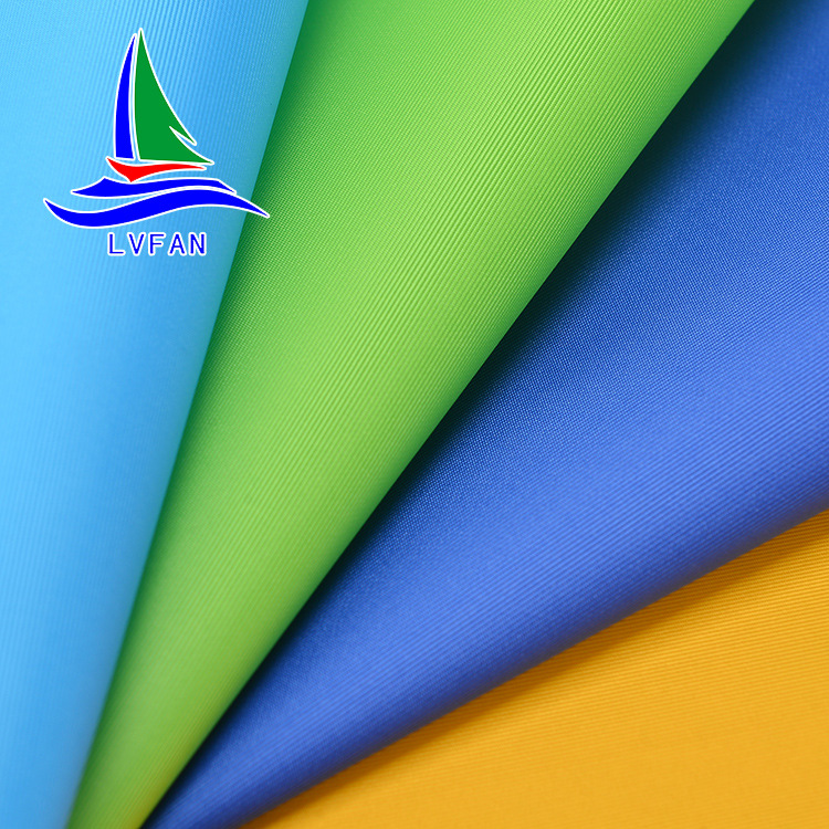 现货销售320D塔丝隆PU颜色齐全手袋箱包里布品质保障扎染工艺