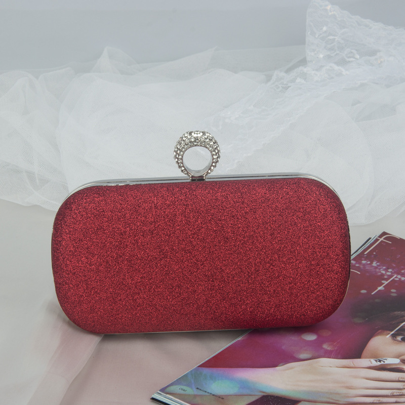 Venta caliente transfronteriza simple pu noche bolsa cheongsam vestido de noche a juego de las mujeres embrague grano tela noche bolsa