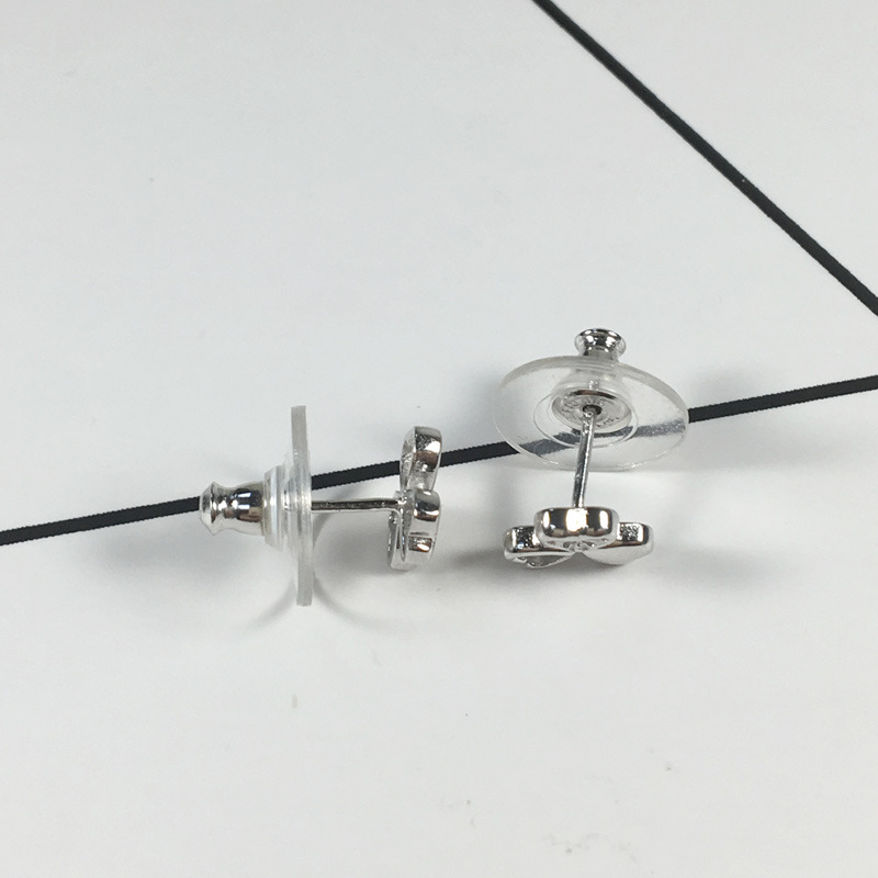 Transfronterizo de la personalidad simple plata 925 accesorios de BRICOLAJE tapones para los oídos película Frisbee venta al por mayor