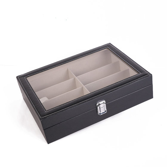 in stock 8 Case Glasses Box Jewelry Box Wholesale Glasses Jewelry Storage Box Transparent Skylight Glasses Box Display Box