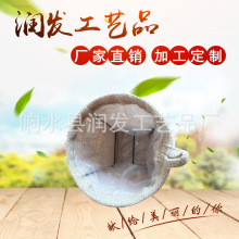 厂家供应 无纺布花盆 布制花盆 园艺花盆 铁架支撑 麻布花盆