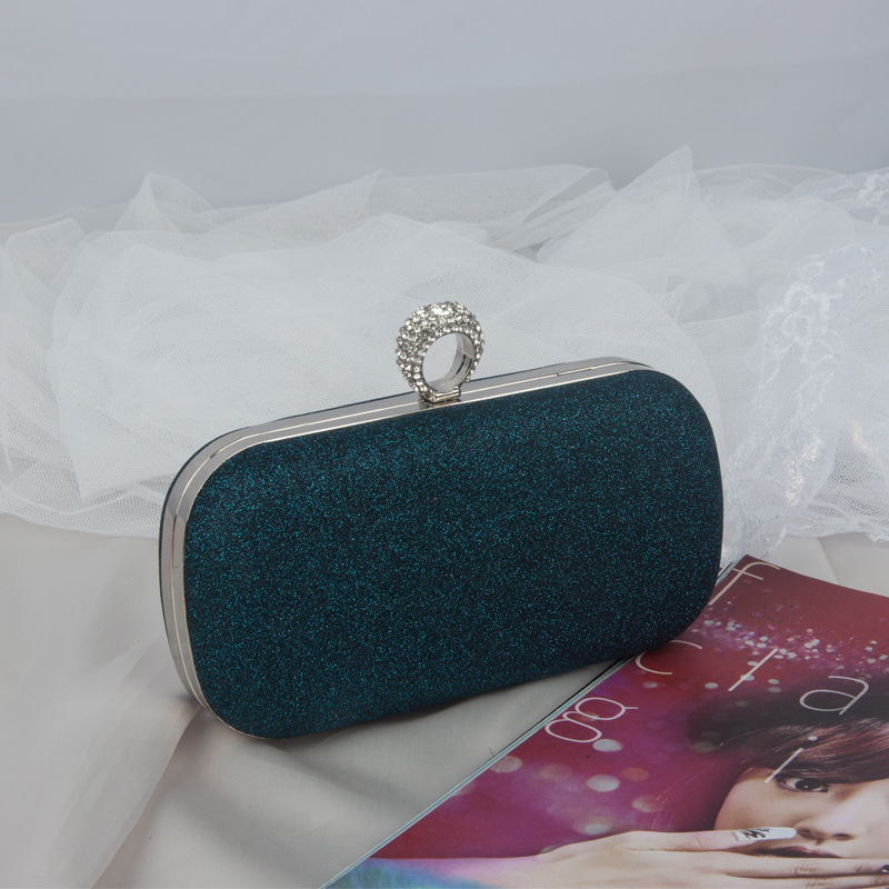 Venta caliente transfronteriza simple pu noche bolsa cheongsam vestido de noche a juego de las mujeres embrague grano tela noche bolsa