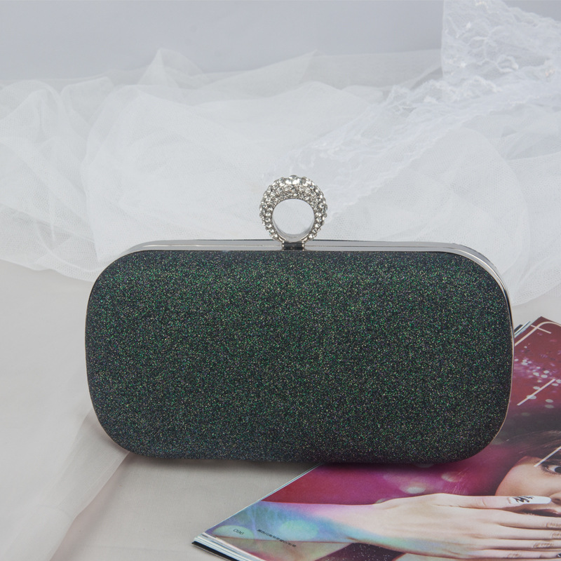 Venta caliente transfronteriza simple pu noche bolsa cheongsam vestido de noche a juego de las mujeres embrague grano tela noche bolsa