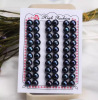 Golden black beads from pearl