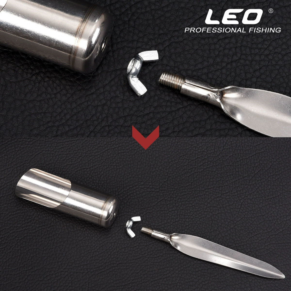 27855 LEO/Leou [история моря, ветвь парикмахеров из нержавеющей стали] морская цилиндрическая вставка — снасть для рыбалки