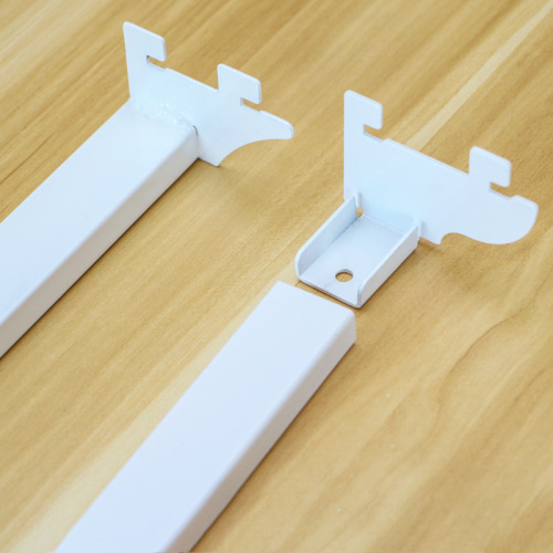 Factory direct supply supermarket beam hooks convenience store square tube beam snack store rod square pipe white gray black wholesale